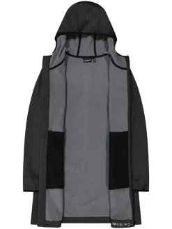 Softshellmantel zwart