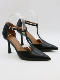 Spangenpumps zwart