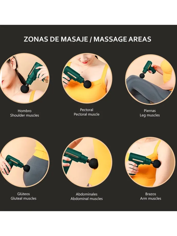 Spiermassagepistool ''BX720'' groen