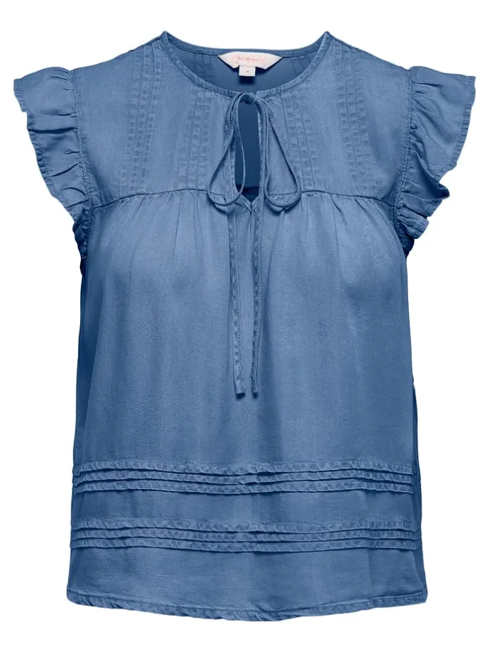 Spijkerblouse blauw