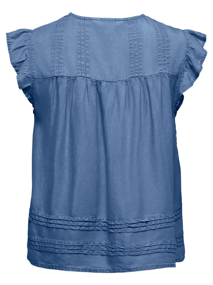 Spijkerblouse blauw