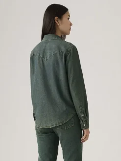 Spijkerblouse blauw