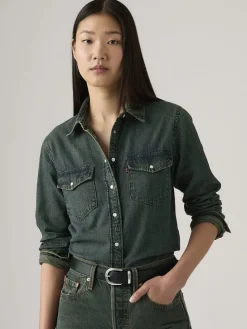 Spijkerblouse blauw