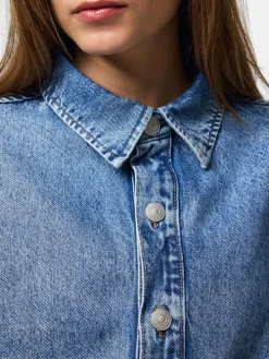 Spijkerblouse "Pcsky" blauw