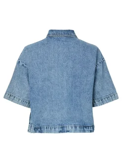 Spijkerblouse "Pcsky" blauw