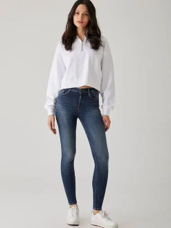 Spijkerbroek "Amy X" - skinny fit - donkerblauw