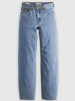 Spijkerbroek - baggy fit - blauw