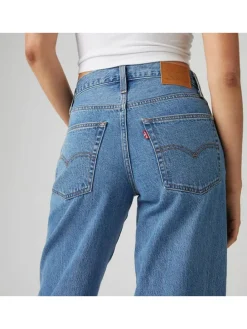 Spijkerbroek - baggy fit - blauw