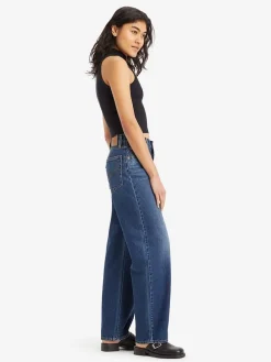 Spijkerbroek - baggy fit - blauw