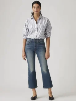 Spijkerbroek - bootcut fit - blauw