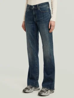Spijkerbroek - bootcut fit - donkerblauw