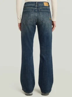 Spijkerbroek - bootcut fit - donkerblauw