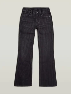 Spijkerbroek - bootcut fit - zwart