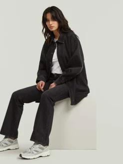 Spijkerbroek - bootcut fit - zwart