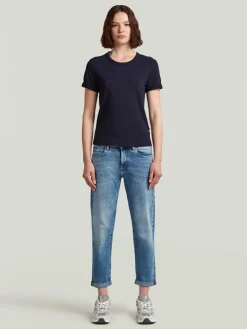 Spijkerbroek - boyfriend fit - blauw