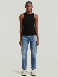 Spijkerbroek - boyfriend fit - blauw