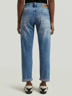 Spijkerbroek - boyfriend fit - blauw