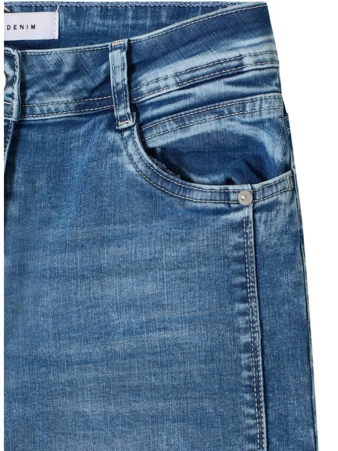 Spijkerbroek - comfort fit - blauw