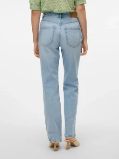 Spijkerbroek - comfort fit - bruin