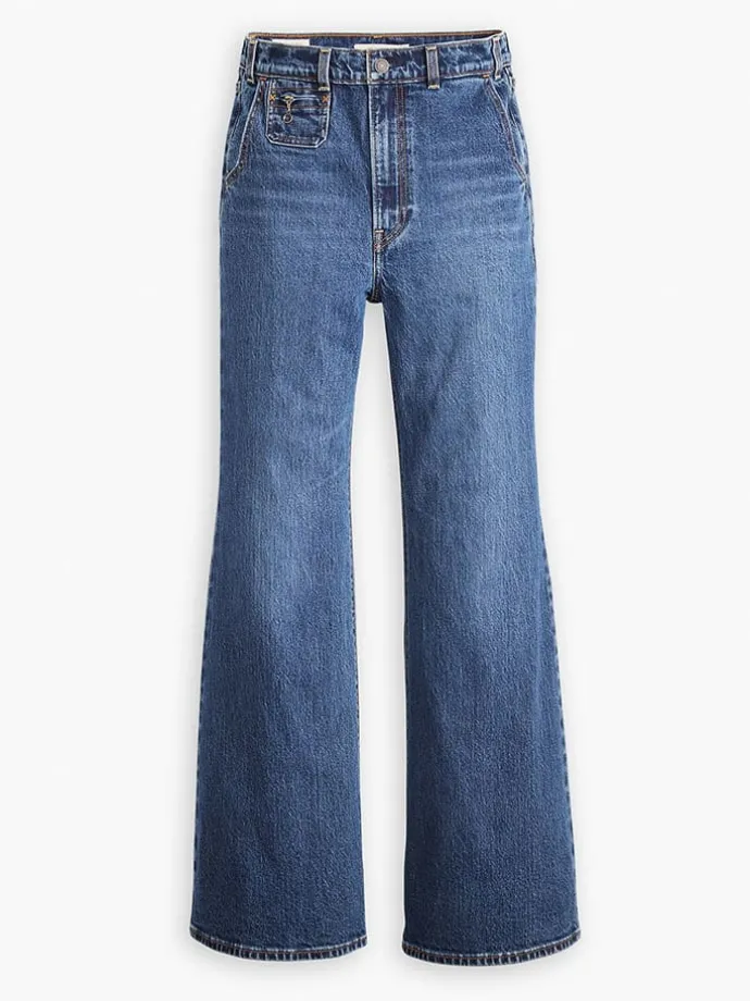 Spijkerbroek - comfort fit - donkerblauw