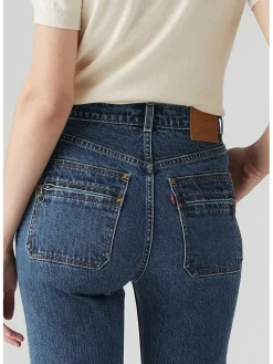 Spijkerbroek - comfort fit - donkerblauw