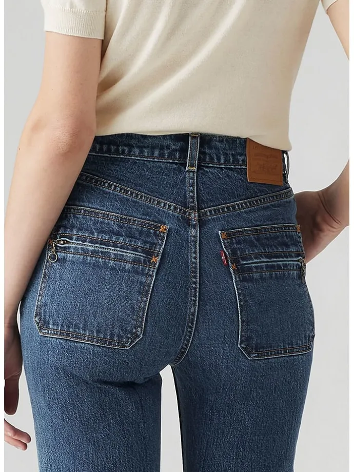 Spijkerbroek - comfort fit - donkerblauw