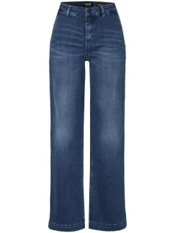 Spijkerbroek - comfort fit - donkerblauw