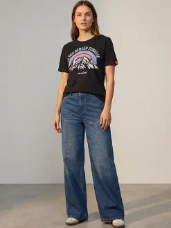 Spijkerbroek - comfort fit - donkerblauw