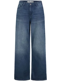 Spijkerbroek - comfort fit - donkerblauw