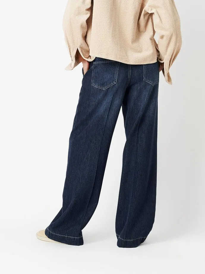 Spijkerbroek - comfort fit - donkerblauw