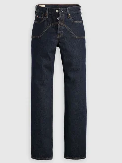 Spijkerbroek - comfort fit - donkerblauw