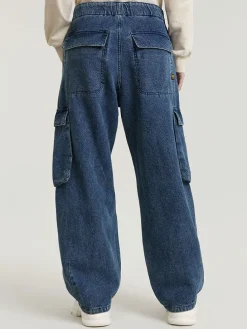 Spijkerbroek - comfort fit - donkerblauw