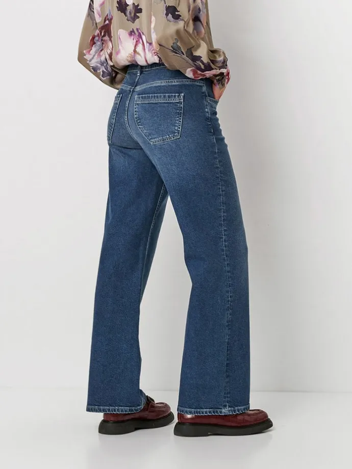 Spijkerbroek "Liv" - comfort fit - blauw