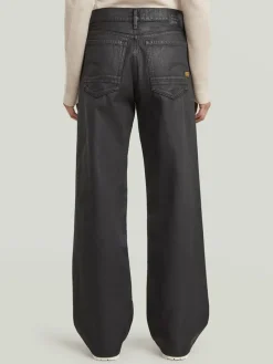 Spijkerbroek - loose fit - antraciet