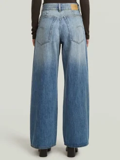 Spijkerbroek - loose fit - blauw