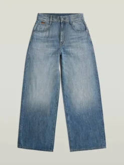 Spijkerbroek - loose fit - blauw