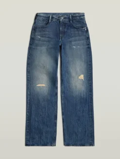 Spijkerbroek - loose fit - blauw