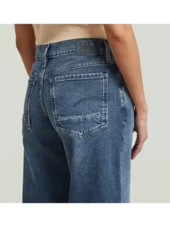 Spijkerbroek - loose fit - blauw