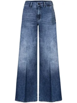 Spijkerbroek "Lovely" - Palazzo fit - blauw