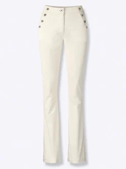 Spijkerbroek - regular fit - crème