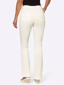 Spijkerbroek - regular fit - crème