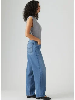 Spijkerbroek - relaxed fit - blauw