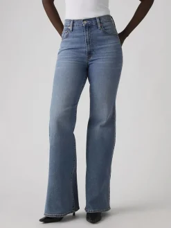 Spijkerbroek "Ribcage" - flared fit - blauw