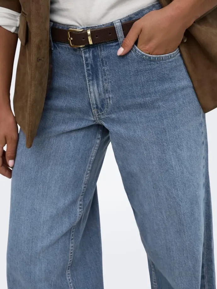 Spijkerbroek "Ruby" - wide Leg fit - blauw