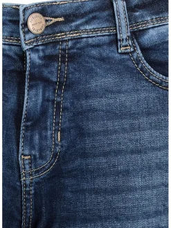 Spijkerbroek - skinny fit - donkerblauw