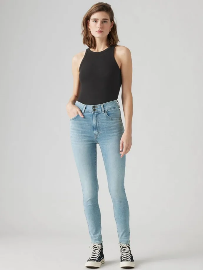 Spijkerbroek - skinny fit - lichtblauw