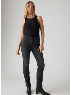 Spijkerbroek - slim fit - antraciet