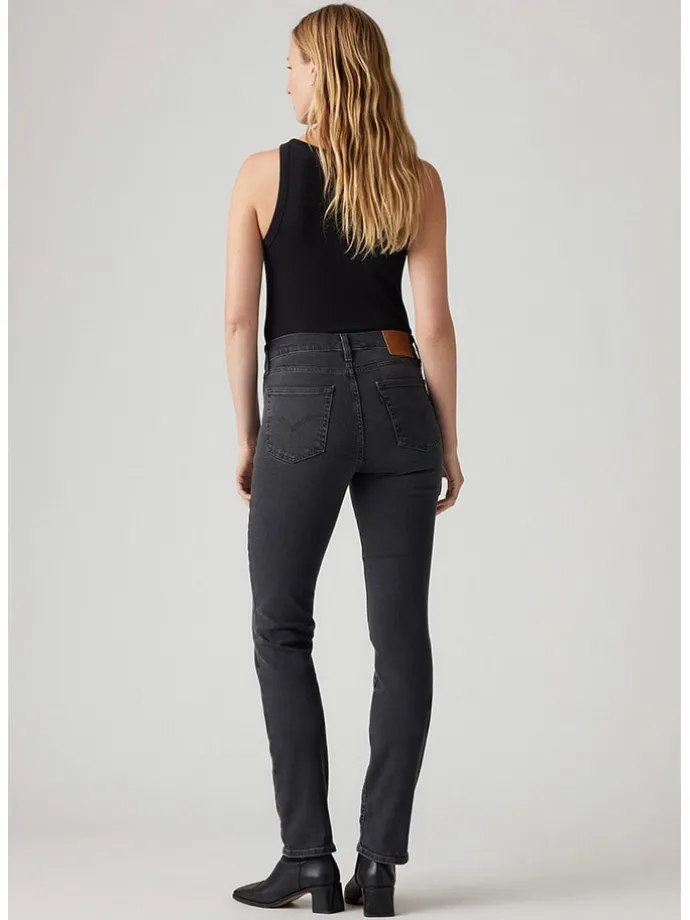 Spijkerbroek - slim fit - antraciet