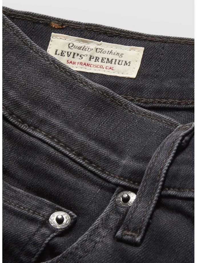 Spijkerbroek - slim fit - antraciet