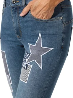 Spijkerbroek - slim fit - blauw